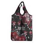 Personalized Essendon Bombers Grocery Bag Aboriginal Pattern with Graffiti Style