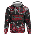 Personalized Essendon Bombers Hoodie Aboriginal Pattern with Graffiti Style