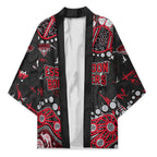 Personalized Essendon Bombers Kimono Aboriginal Pattern with Graffiti Style