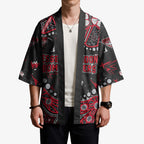 Personalized Essendon Bombers Kimono Aboriginal Pattern with Graffiti Style