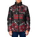 Personalized Essendon Bombers Padded Jacket Aboriginal Pattern with Graffiti Style