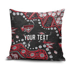 Personalized Essendon Bombers Pillow Cover Aboriginal Pattern with Graffiti Style