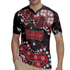 Personalized Essendon Bombers Rugby Jersey Aboriginal Pattern with Graffiti Style