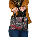 Personalized Essendon Bombers Shoulder Handbag Aboriginal Pattern with Graffiti Style