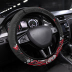 Essendon Bombers Steering Wheel Cover Aboriginal Pattern with Graffiti Style