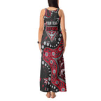 Personalized Essendon Bombers Tank Maxi Dress Aboriginal Pattern with Graffiti Style