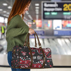 Personalized Essendon Bombers Travel Bag Aboriginal Pattern with Graffiti Style