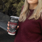 Personalized Essendon Bombers Tumbler Cup Aboriginal Pattern with Graffiti Style