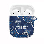 Personalized Geelong Cats AirPods Case Aboriginal Pattern with Graffiti Style