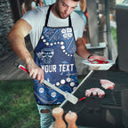 Personalized Geelong Cats Apron Aboriginal Pattern with Graffiti Style