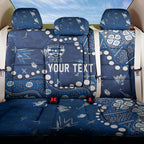 Personalized Geelong Cats Back Car Seat Cover Aboriginal Pattern with Graffiti Style