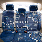 Personalized Geelong Cats Back Car Seat Cover Aboriginal Pattern with Graffiti Style