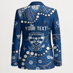 Personalized Geelong Cats Blazer Aboriginal Pattern with Graffiti Style