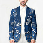 Personalized Geelong Cats Blazer Aboriginal Pattern with Graffiti Style