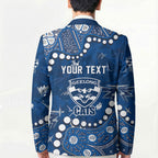 Personalized Geelong Cats Blazer Aboriginal Pattern with Graffiti Style