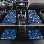 Personalized Geelong Cats Car Mats Aboriginal Pattern with Graffiti Style
