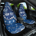 Personalized Geelong Cats Car Seat Cover Aboriginal Pattern with Graffiti Style
