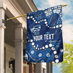 Personalized Geelong Cats Garden Flag Aboriginal Pattern with Graffiti Style