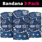 Personalized Geelong Cats Neck Gaiter Aboriginal Pattern with Graffiti Style