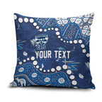 Personalized Geelong Cats Pillow Cover Aboriginal Pattern with Graffiti Style