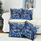 Personalized Geelong Cats Pillow Cover Aboriginal Pattern with Graffiti Style