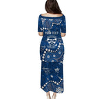 Personalized Geelong Cats Puletasi Aboriginal Pattern with Graffiti Style