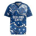 Personalized Geelong Cats Rugby Jersey Aboriginal Pattern with Graffiti Style