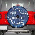 Personalized Geelong Cats Spare Tire Cover Aboriginal Pattern with Graffiti Style