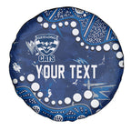 Personalized Geelong Cats Spare Tire Cover Aboriginal Pattern with Graffiti Style