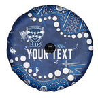 Personalized Geelong Cats Spare Tire Cover Aboriginal Pattern with Graffiti Style
