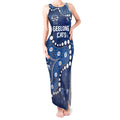 Personalized Geelong Cats Tank Maxi Dress Aboriginal Pattern with Graffiti Style