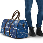 Personalized Geelong Cats Travel Bag Aboriginal Pattern with Graffiti Style