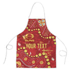 Personalized Gold Coast Suns Apron Aboriginal Pattern with Graffiti Style