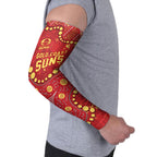 Personalized Gold Coast Suns Arm Sleeves Aboriginal Pattern with Graffiti Style