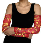 Personalized Gold Coast Suns Arm Sleeves Aboriginal Pattern with Graffiti Style
