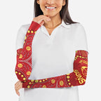 Personalized Gold Coast Suns Arm Sleeves Aboriginal Pattern with Graffiti Style