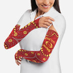 Personalized Gold Coast Suns Arm Sleeves Aboriginal Pattern with Graffiti Style