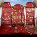 Personalized Gold Coast Suns Back Car Seat Cover Aboriginal Pattern with Graffiti Style