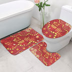 Personalized Gold Coast Suns Bathroom Set Aboriginal Pattern with Graffiti Style