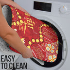 Personalized Gold Coast Suns Bathroom Set Aboriginal Pattern with Graffiti Style