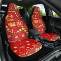 Personalized Gold Coast Suns Car Seat Cover Aboriginal Pattern with Graffiti Style