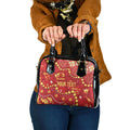 Personalized Gold Coast Suns Shoulder Handbag Aboriginal Pattern with Graffiti Style