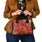 Personalized Gold Coast Suns Shoulder Handbag Aboriginal Pattern with Graffiti Style