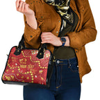 Personalized Gold Coast Suns Shoulder Handbag Aboriginal Pattern with Graffiti Style