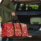 Personalized Gold Coast Suns Travel Bag Aboriginal Pattern with Graffiti Style