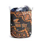 Personalized Greater Western Sydney Giants Laundry Basket Aboriginal Pattern with Graffiti Style