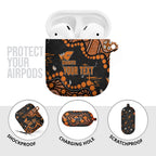 Personalized Greater Western Sydney Giants AirPods Case Aboriginal Pattern with Graffiti Style