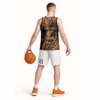 Personalized Greater Western Sydney Giants Basketball Jersey Aboriginal Pattern with Graffiti Style