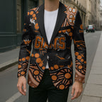 Personalized Greater Western Sydney Giants Blazer Aboriginal Pattern with Graffiti Style