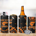 Personalized Greater Western Sydney Giants 4 in 1 Can Cooler Tumbler Aboriginal Pattern with Graffiti Style